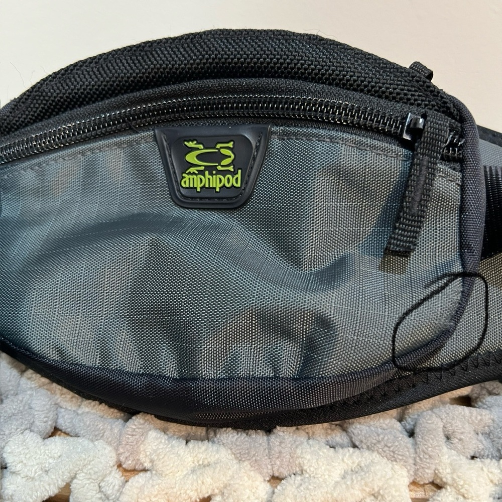 Amphipod Black and Gray Men's Waist Bag - Picture 8 of 16